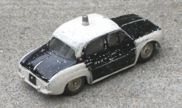 Vente Miniature cij : voiture de police renault dauphine