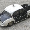 Miniature cij : voiture de police renault dauphine pas cher