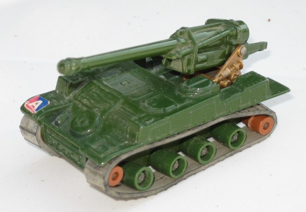 Miniature matchbox battle kings k107 s.p. howitzer