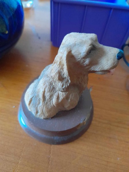 Vente Miniature -petite figurine chien epagneuil
