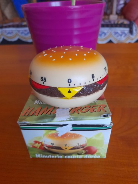 Minuteur de cuisson hamburger