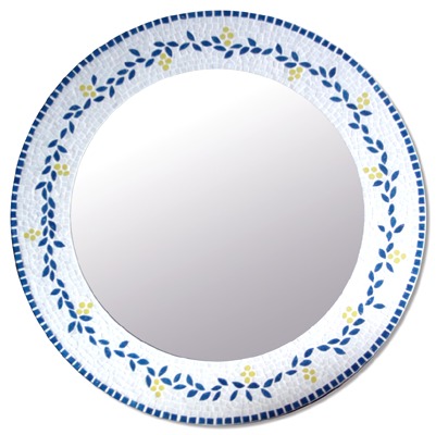 Miroir mosaique provencale