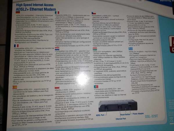 Modem adsl2 - d- link dsl - 320t pas cher