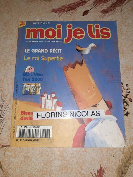 Moi je lis (janvier 2000) n°147