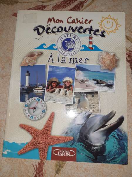 Mon cahier d&eacute;couverte &agrave; la mer
