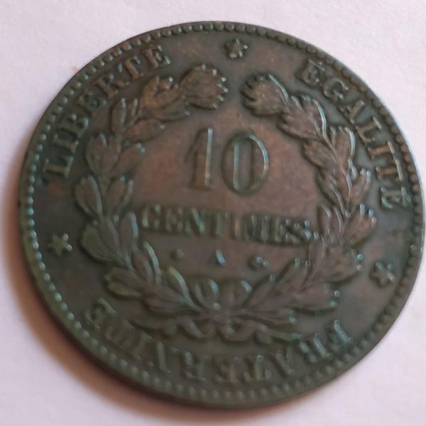 Monnaie bronze cérès année 1878