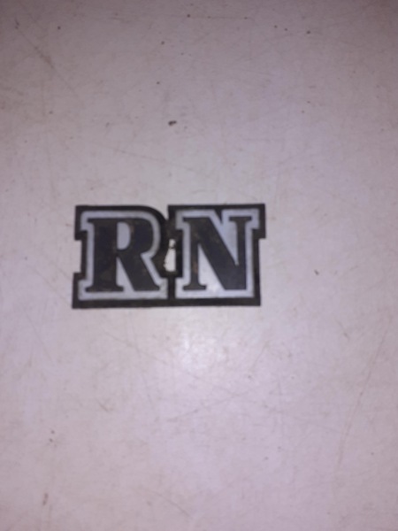 Monogramme sigle insigne logo rn