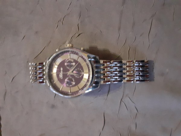 Montre stainless steel bleu