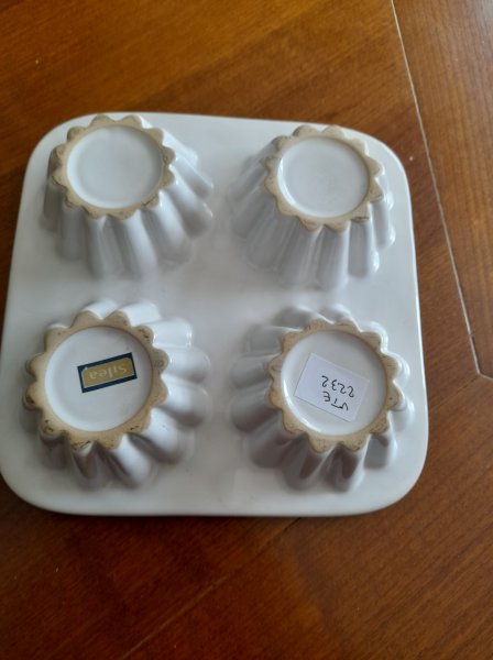 Vente Moule &agrave; muffin x 4 en c&eacute;ramique