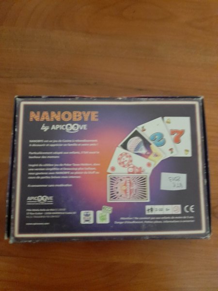 Vente Nanobye .un jeu de poker et de casino