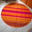 Nappe de table ronde orange multiples couleur
