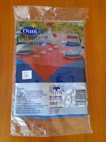 Vente Nappe en papier bleu et blanc 84 x 84 cm