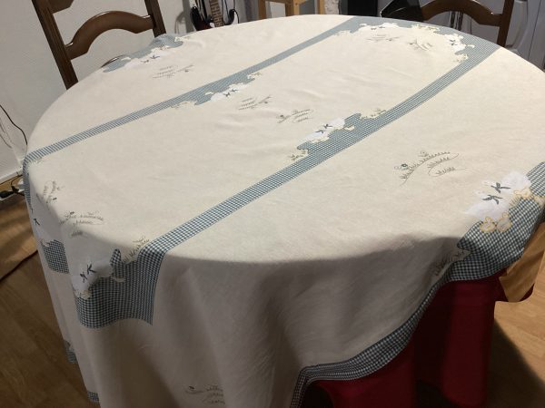 Nappe motifs canards 1.30mx2.20m