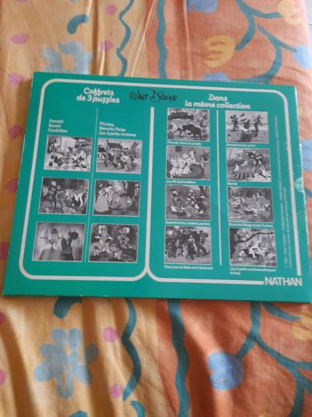 Noel pour la belle et le clochard - puzzle 15 pi&egrave;c pas cher