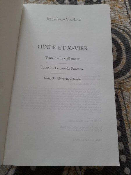 Vente Odile et xavier l'integrale - jean pierre charland