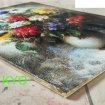 Annonce P.sorel tableau motifs art rétro, bouquet fleurs