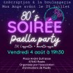 Paella party soirée année 80