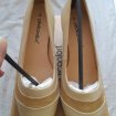 Paire d' escarpin femme  38  beige occasion