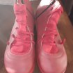 Paire de boots p40 couleur rouge