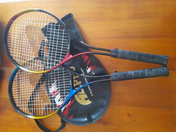 Paire de raquettes de tennis allpro avec housse
