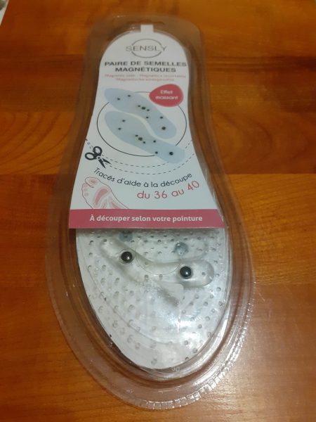 Paire de semelle magn&eacute;tique  pointure du 36 au 40