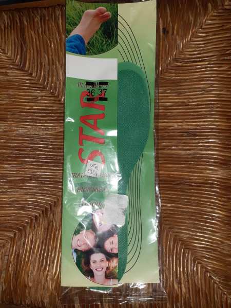 Paire de semelles hygi&egrave;ne- confort-anti transpi