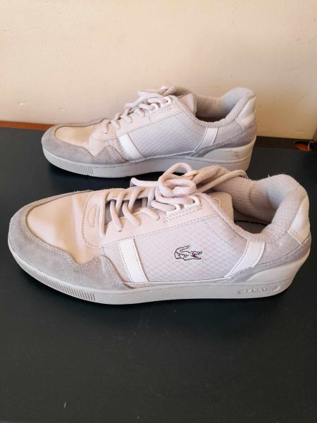 Paire de sneakers  lacoste t clip pas cher