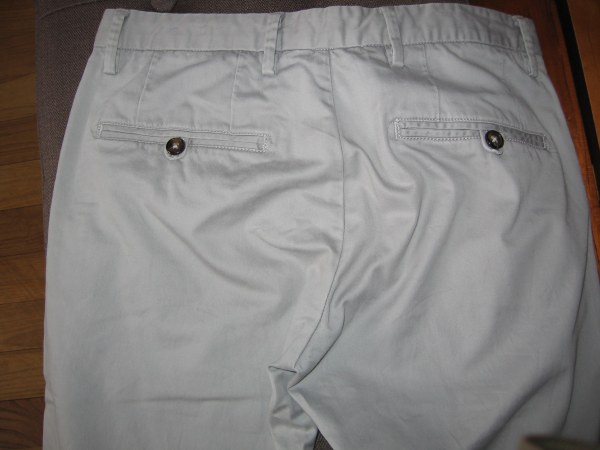 Pantalon chino gris pas cher