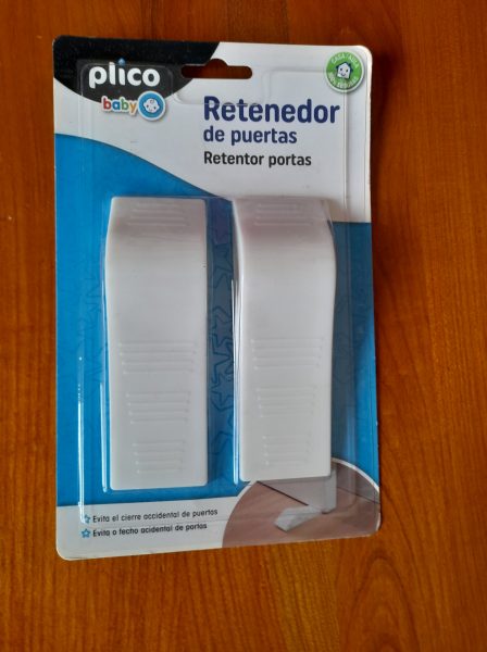 Paquet de 2 cales porte en plastique