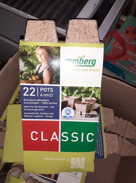 Paquet de 22 pots romberg classic