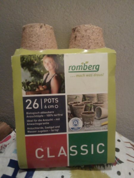 Paquet de 26 pots romberg classic
