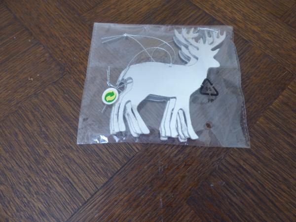 Paquet de 4 cerf pour sapin de noèl