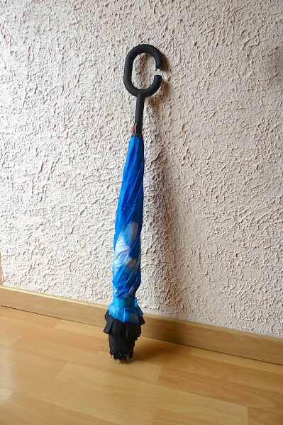 Vente Parapluie canne &agrave; ouverture invers&eacute;e