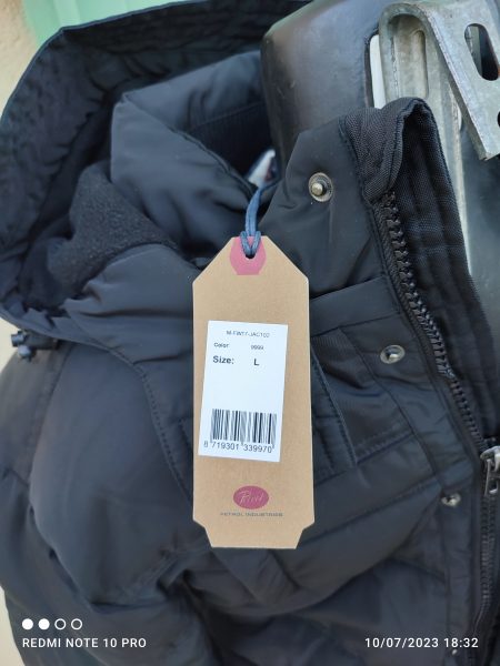 Annonce Parka homme petrol industriel noir taille l neuf a