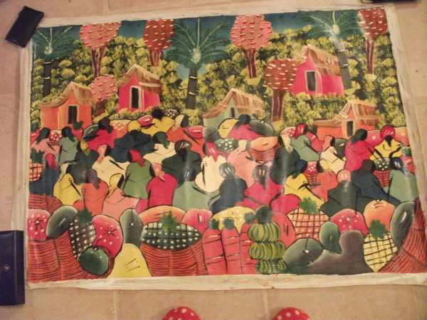 Peinture a l'huile sur toile non encadrée pas cher