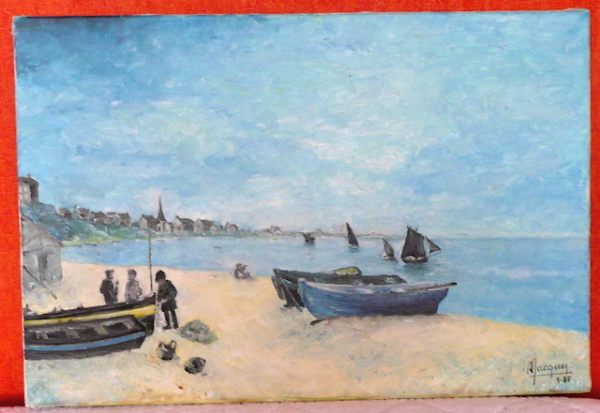 Peinture &agrave; l'huile sur toile