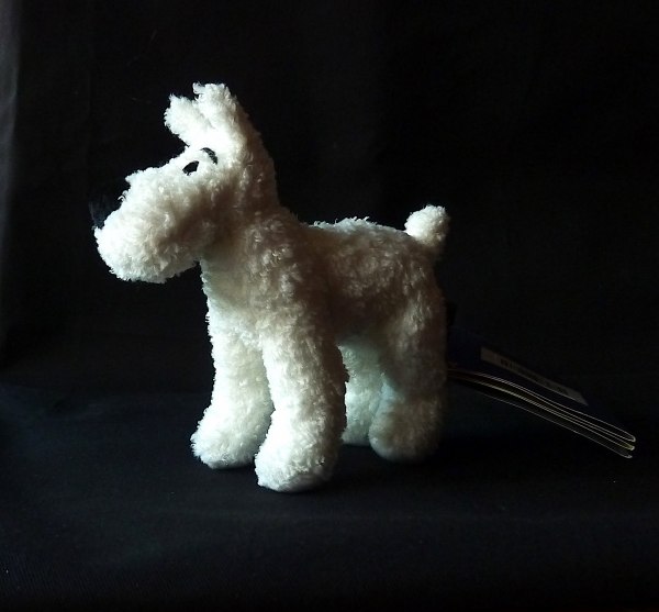 Peluche chien fox-terrier "milou"