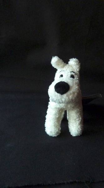 Vente Peluche chien fox-terrier "milou"