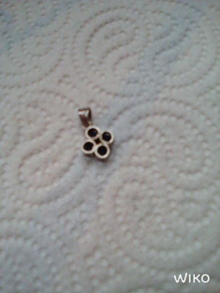 Pendentif argent &amp; pierres bleue j'offrirai ch pas cher