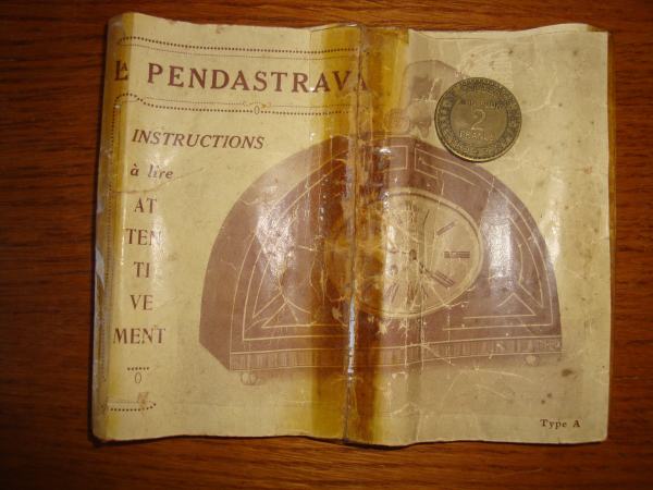 Annonce Pendule pandastrava 1920 1930