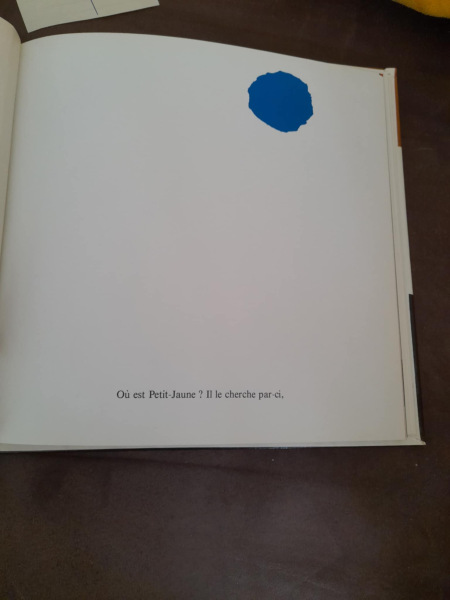 Annonce Petit bleu et petit jaune - leo lionni