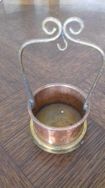 Vente Petit objet d&eacute;coratif en laiton et cuivre