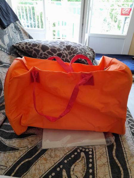 Petit sac de voyage , sac de sport orange pas cher