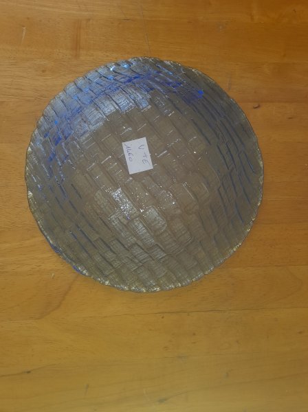 Vente Petit saladier en verre bleu