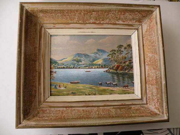 Petit tableau sur fond d'&eacute;tain d'henri de nac