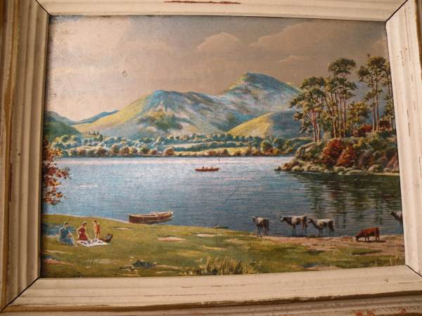 Vente Petit tableau sur fond d'&eacute;tain d'henri de nac