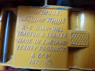 Vente Petit tracteur métal matchbox, vintage 1972