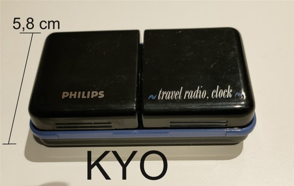 Vente Philips d1868, radio fm pliable voyage, r&eacute;veil