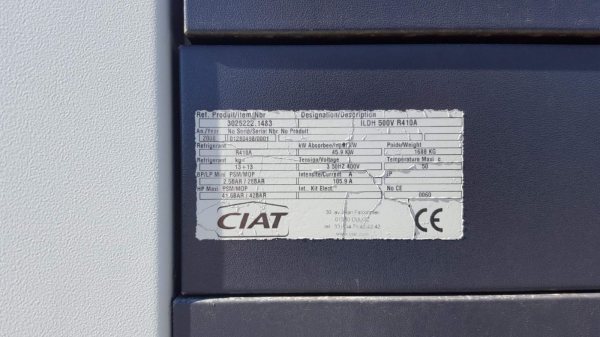 Pi&egrave;ces de groupe froid aquaciat ildh 500