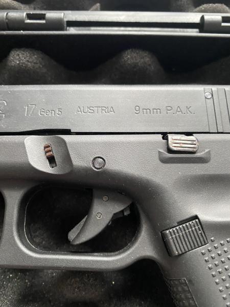 Vente Pistolet automatique à blanc glock17 pak 9m